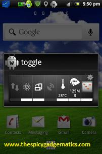 Toggle / Pin Android Apps Shortcuts, Settings On Android Notification Area
