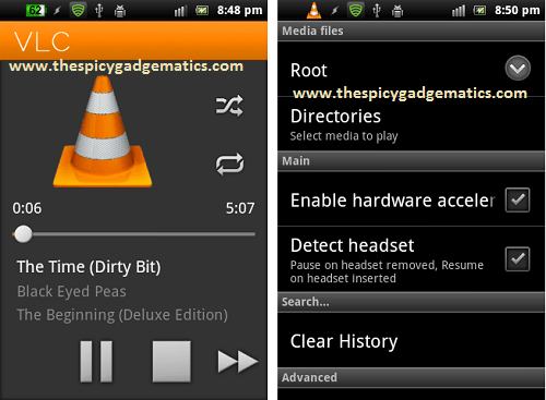 Vlc media player android