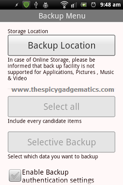 Backup Android Phone Into Dropbox, GDrive, SugarSync Clouds , SD Card [ Contacts, SMS, Bookmark, Apps, Call Log, Calendar, Media File (Music, Picture, Movie), System Setting, Home Shortcut Icon, Alarm, Playlist ]