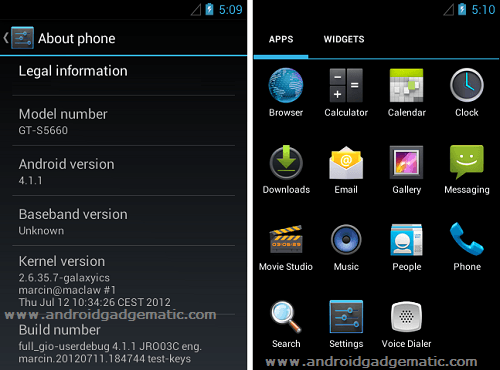 Install Galaxy Gio CM 10.1 Android 4.2.2 Jelly Bean ROM | S5660