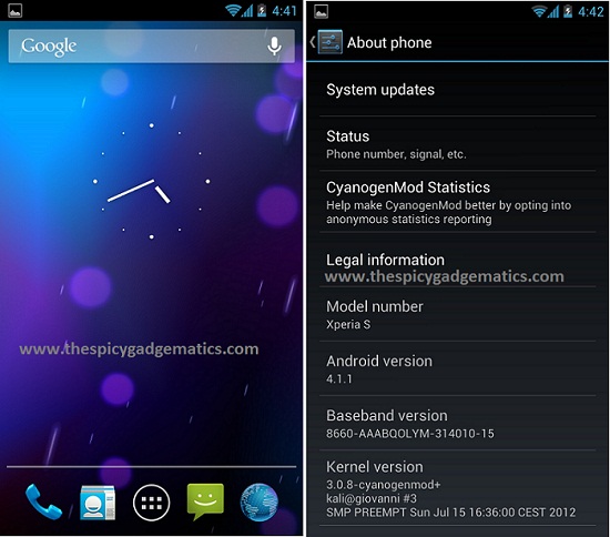 Install Android 4.1.2 Jelly Bean CyanogenMod 10 Sony Xperia S LT26i
