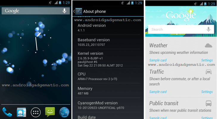 Install LG Optimus Black Android 4.1.2 Jelly Bean CyanogenMod10 ROM