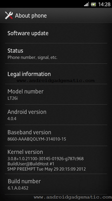Install Sony Xperia S LT26i SL Android 4.0.4 ICS Manually Update
