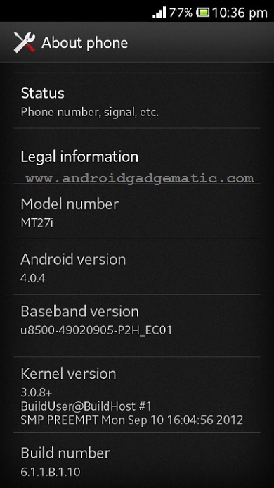 Install Sony Xperia Sola MT27i Official Android 4.0.4 ICS Firmware