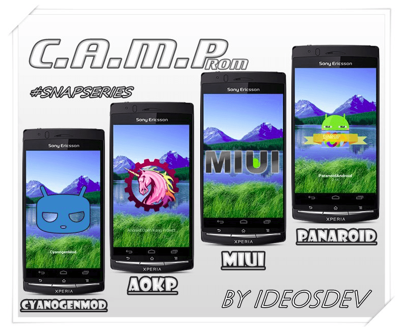 Install C.A.M.P Android 4.1.2 Jelly Bean ROM Sony Xperia Arc LT15 And Arc S LT18