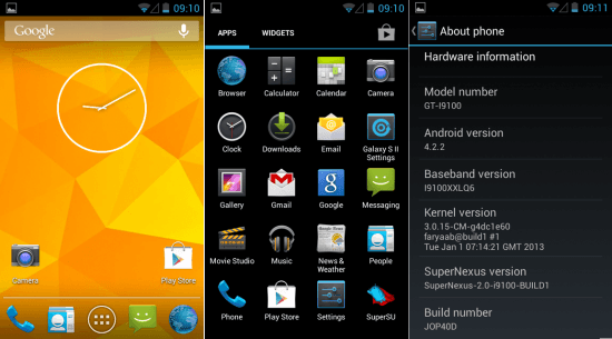 Android 4.2.2 SuperNexus Galaxy S2