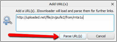 URL parse