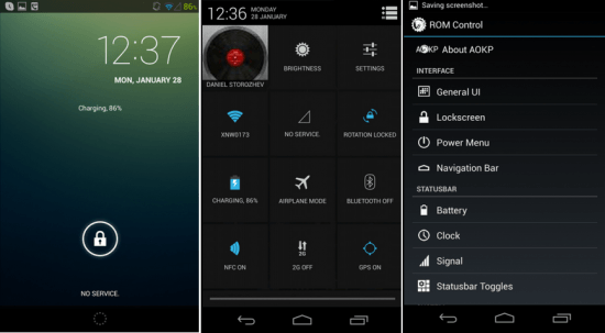 Galaxy Nexus ReVolt ROM screenshots
