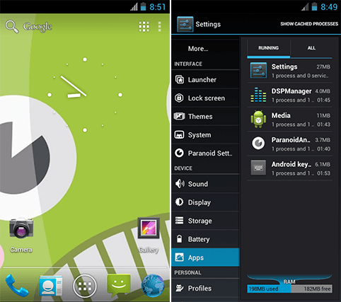 Install Android 4.0.4 ICS Sony Xperia Sola Paranoid Android ROM