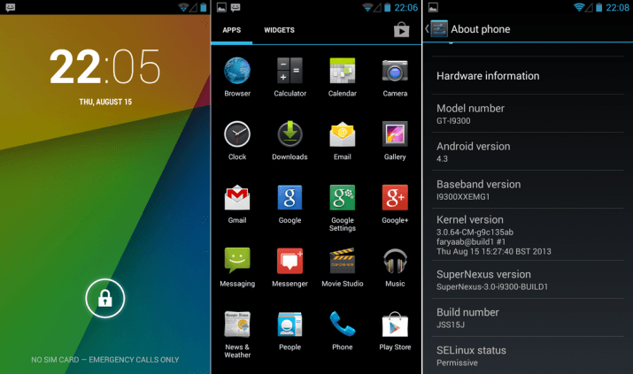 Install Galaxy S3 I9300 Android 4.3 Jelly Bean SuperNexus ROM
