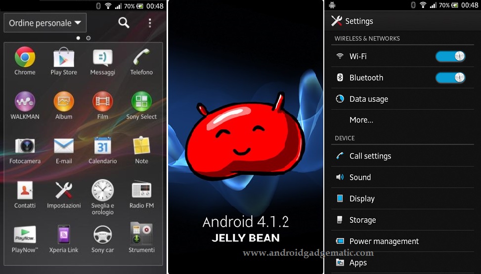 Install Sony Xperia U Android 4.1.2 Jelly Bean Firmawre