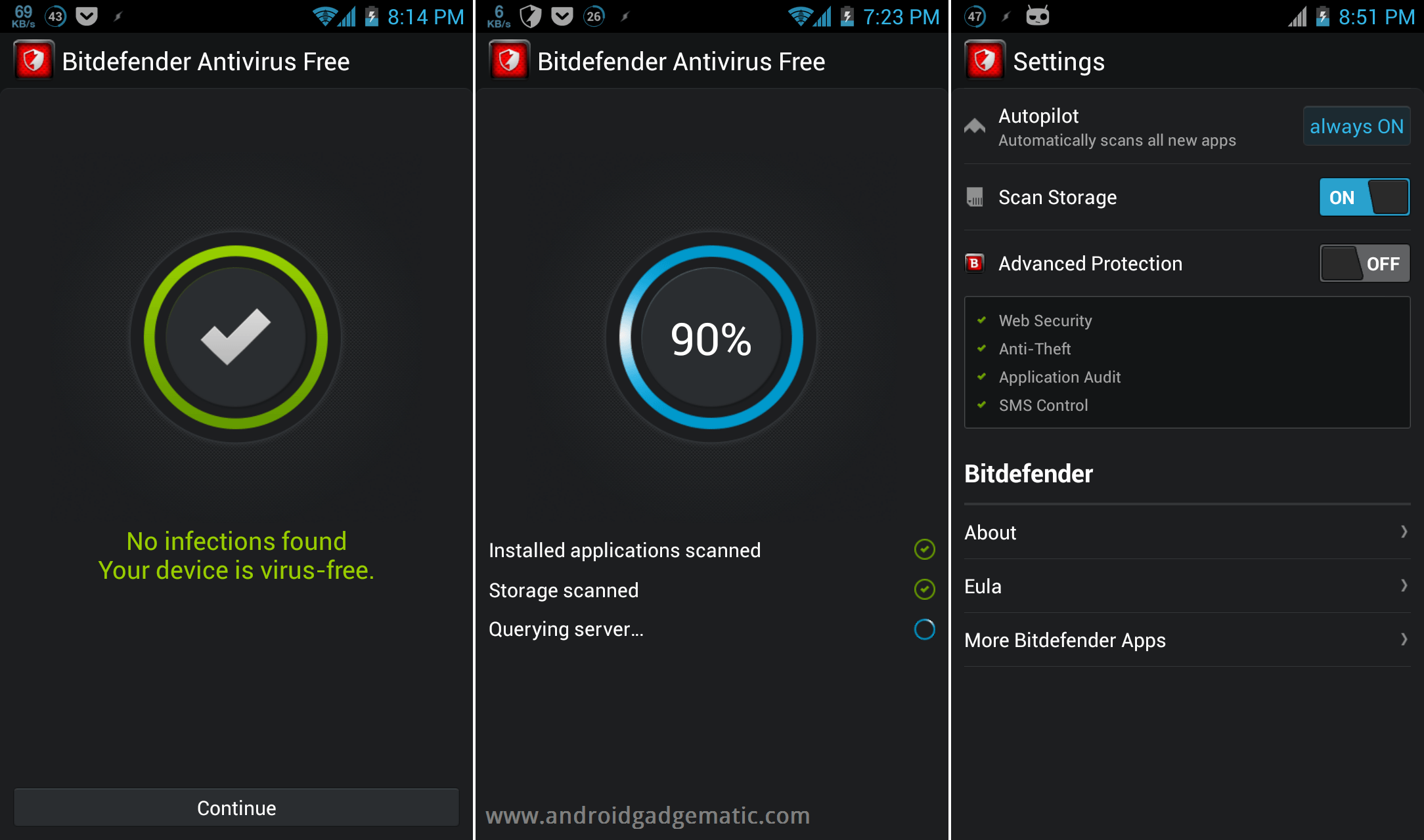 Bitdefender Antivirus free screenshot