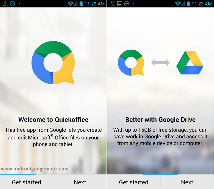 Download QuickOffice Android App Free From Google Play Store